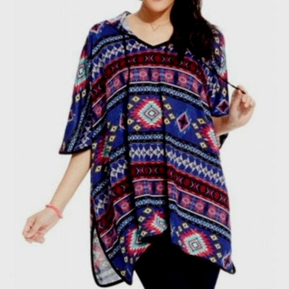 Tops - Poncho Hoodie